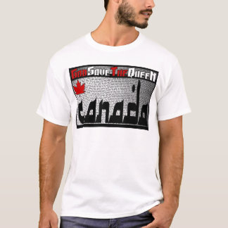 T-shirt Le Canada - le God Save the Queen