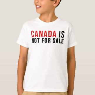 T-shirt Le Canada n'est pas à vendre