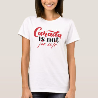 T-shirt Le Canada n'est pas à vendre