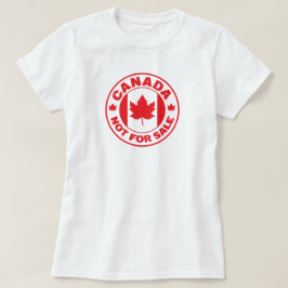 T-shirt Le Canada n'est pas à vendre