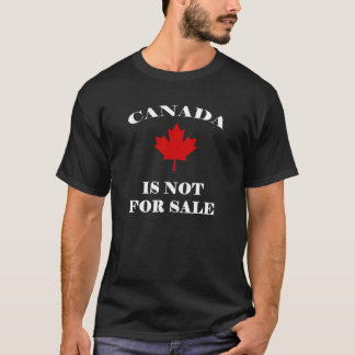 T-shirt le canada n'est pas à vendre