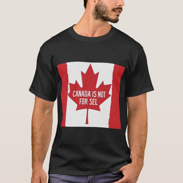 T-shirt Le Canada n'est pas à vendre (Devant)