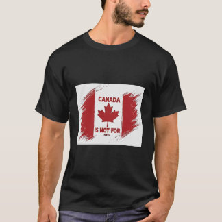T-shirt Le Canada n'est pas à vendre