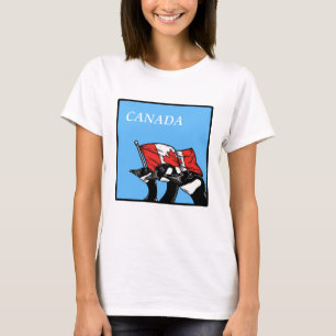 T-shirt Le Canada, patriotique en colère, combat fort Cana