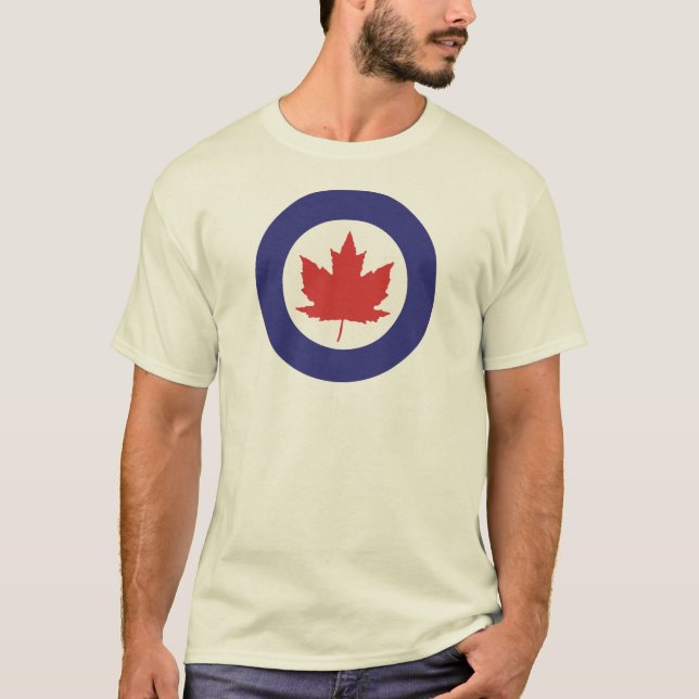 T-shirt Le Canada - rondeau de la Force Aérienne Royale (Devant)