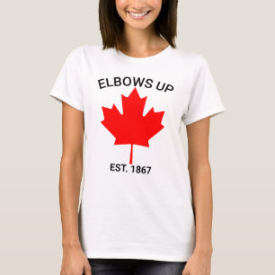 T-shirt Le Canada se lève la chemise, la chemise de soutie