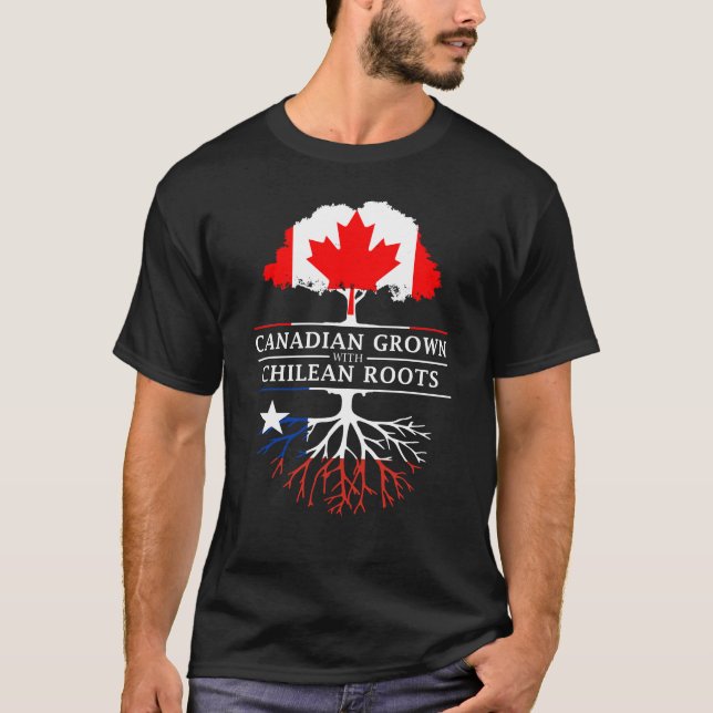 T-shirt Le Canadien développé avec le Chili enracine   la (Devant)