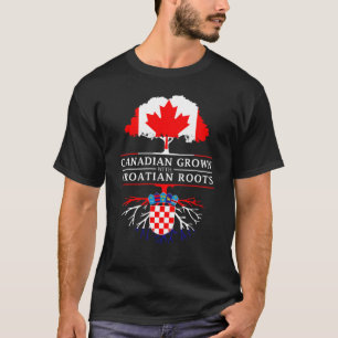 T-shirt Le Canadien développé avec le Croate enracine   la