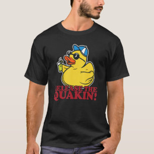 T-shirt Le Canard Jaune Libère Le Quackin ! Drôle