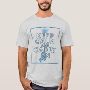 T-shirt Le cancer de la prostate gardent le calme et