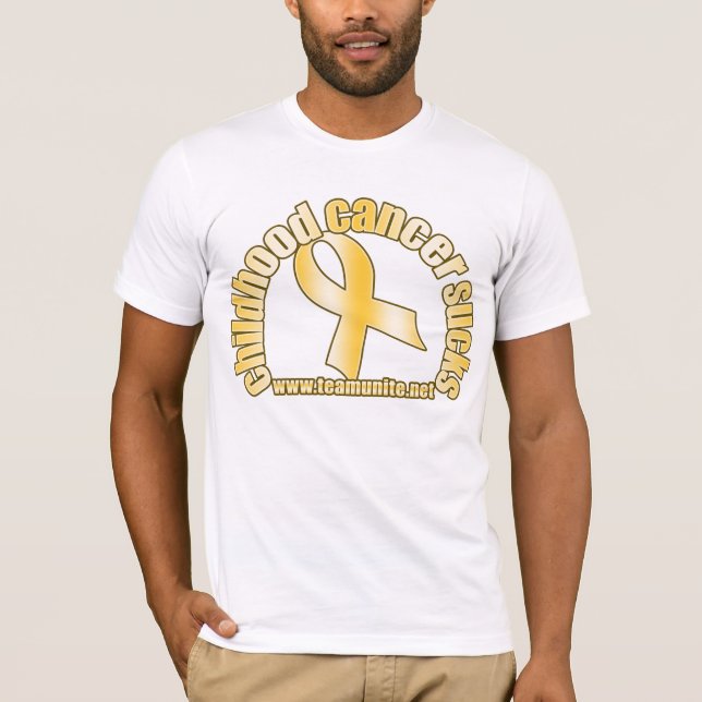 T-shirt Le Cancer d'enfance suce (Devant)