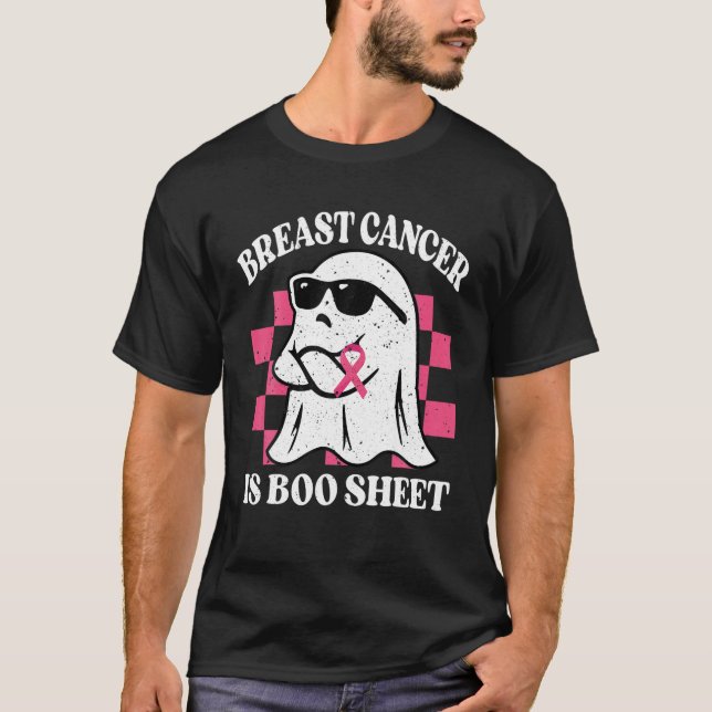 T-shirt Le cancer du sein est une feuille de seins Cancer  (Devant)