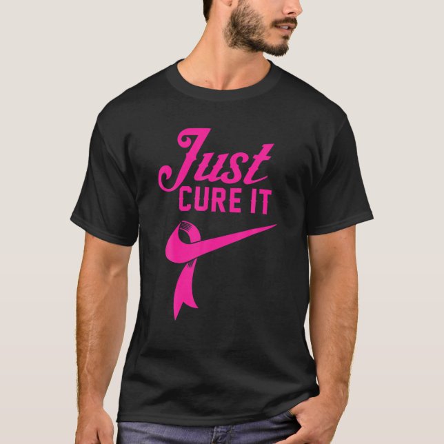 T-shirt Le Cancer Du Sein Ne Fait Que Le Soigner (Devant)
