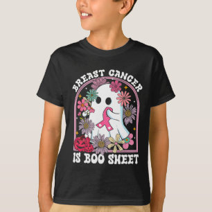 T-shirt Le Cancer Est Une Feuille De Boo Guerrière Du Canc