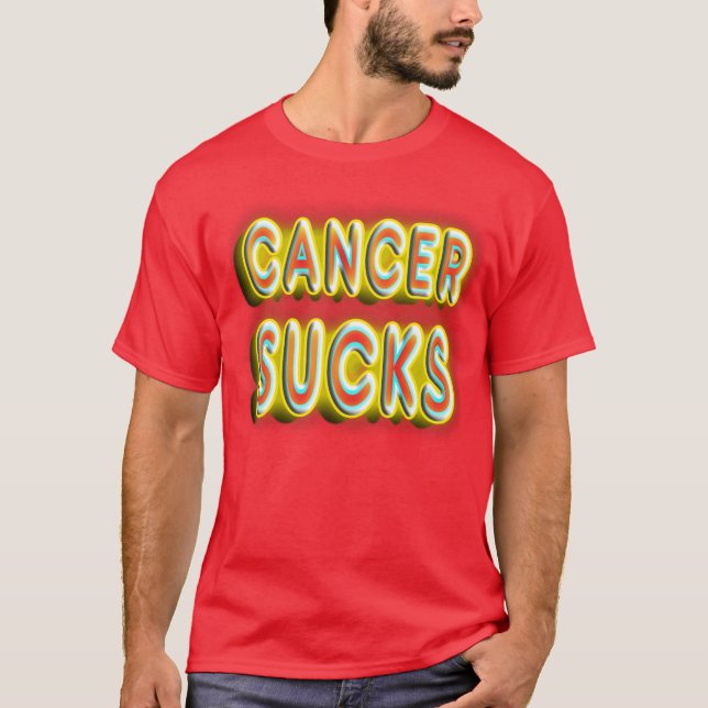 T-SHIRT LE CANCER SUCE (Devant)