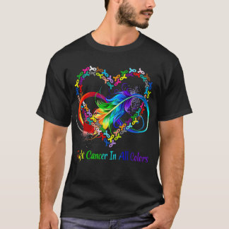 T-shirt Le Cancer Sucre Dans Chaque Combattants De Couleur