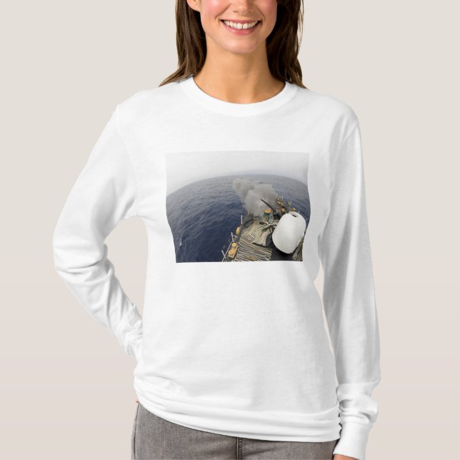 T-shirt Le canon MK-75 76mm (Devant)