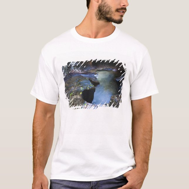 T-shirt Le canyon de fente de souterrain (Devant)