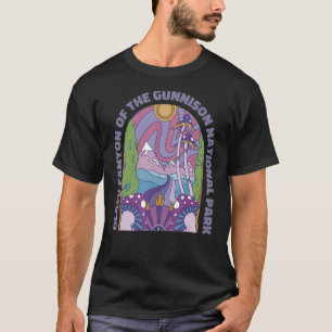 T-shirt Le canyon noir du parc national Gunnison 2
