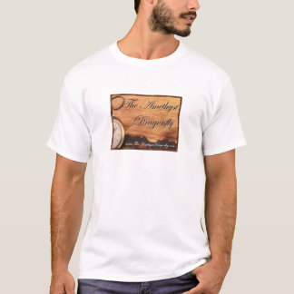 T-shirt Le carré t standard de libellule d'améthyste