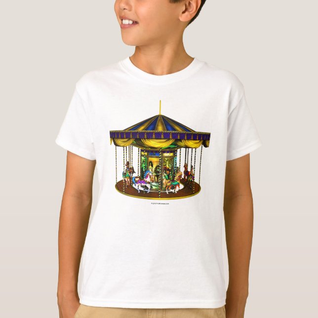 T-shirt Le carrousel d'or des enfants (Devant)