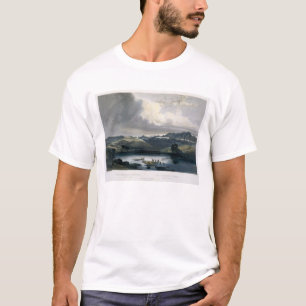 T-shirt Le Castels blanc sur le Missouri supérieur, plat