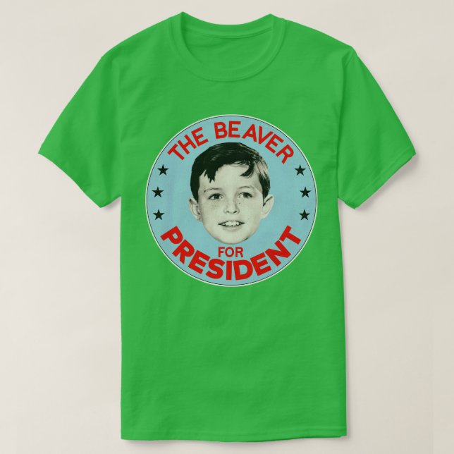 T-shirt Le castor du président (Design devant)