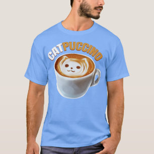 T-shirt Le Cat Et Le Cappucino Font Du Catpuccino Dans Une