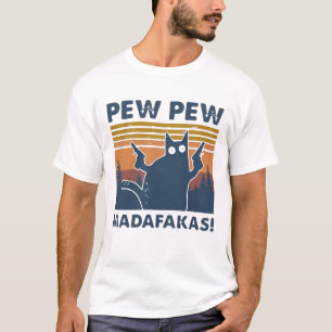 T-shirt Le Cat Pew Pew Madafakas Vintage
