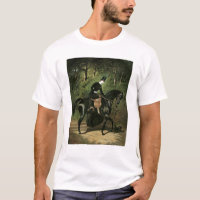 Le cavalier Kipler sur sa jument noire