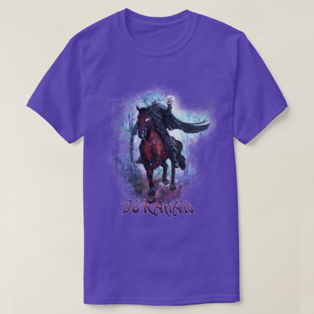 T-shirt Le cavalier sans tête de Dullahan (Design devant)
