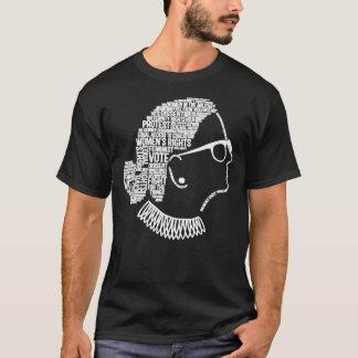 T-shirt Le célèbre RBG Ruth Bader Ginsburg cite des fémini