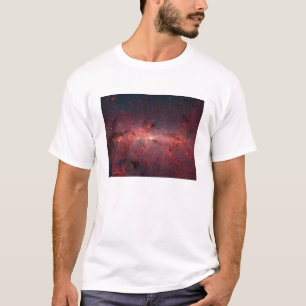 T-shirt Le centre de la galaxie de manière laiteuse