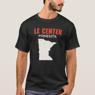 T-shirt Le Centre Minnesota USA State America Travel Minne