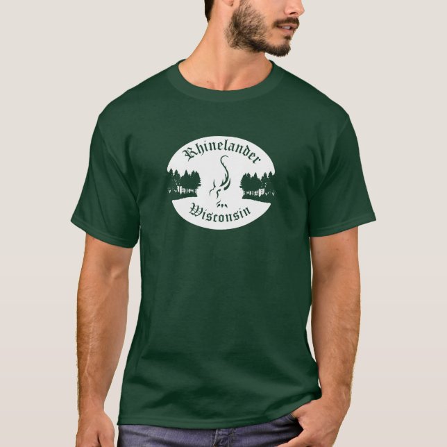 T-shirt Le cercueil. Rhinelander, Wisconsin (Devant)
