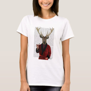 T-shirt Le cerf dans sa veste fumante