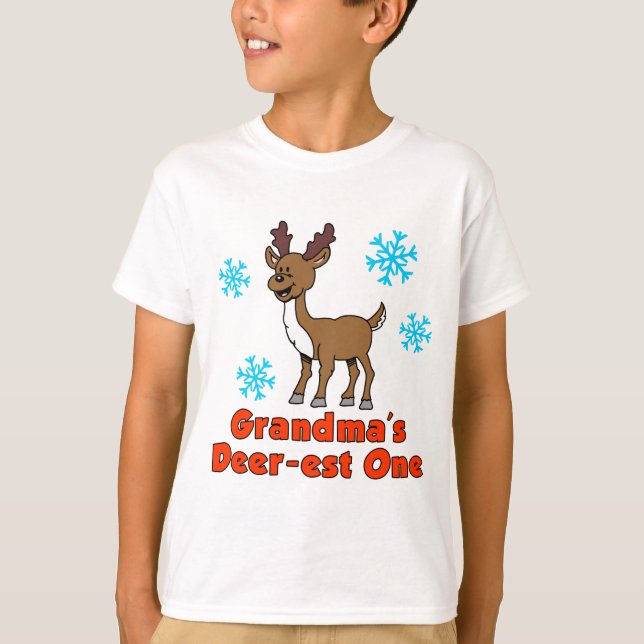 T-shirt Le cerf-est de grand-mère (Devant)