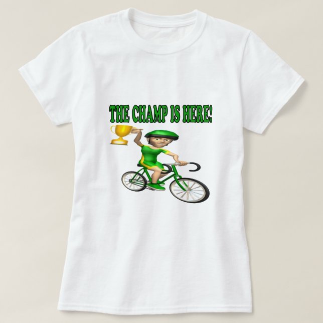 T-shirt Le champion est ici (Design devant)