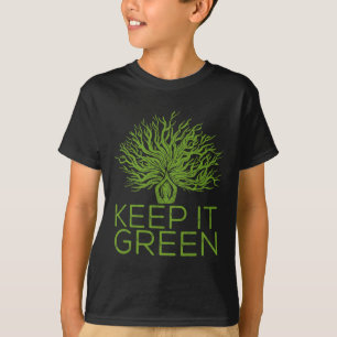 T-shirt Le Changement Climatique Le Garder Vert Sauver La