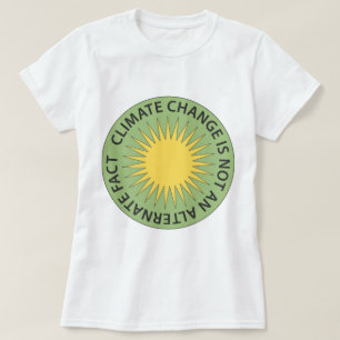 T-shirt Le changement climatique n'est pas un fait