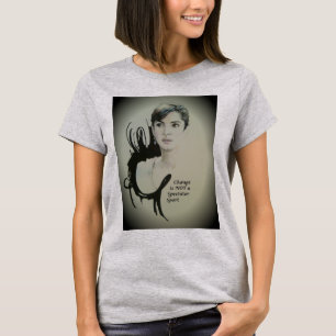 T-shirt Le changement n'est pas un spectateur Sport Art Im