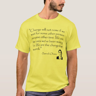 T-shirt Le changement viendra - Obama, Barack