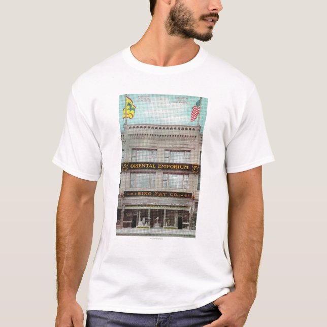 T-shirt Le chant grosse Co, centre commercial oriental (Devant)