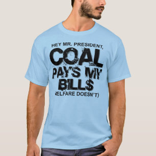 T-SHIRT LE CHARBON PAYE MES FACTURES