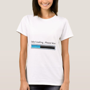T-shirt Le chargement de bébé… attendent svp la chemis