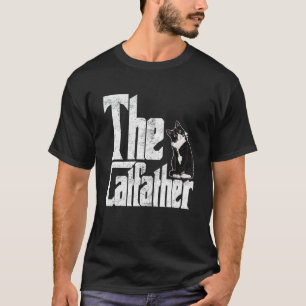 T-shirt Le Chat Catfather Père Mafia Whiskers Homme papa