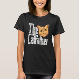T-shirt Le Chat Catfather Père Mafia Whiskers Homme papa