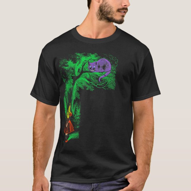 T-shirt "Le Chat Cheshire" de "Alice au pays des merveille (Devant)