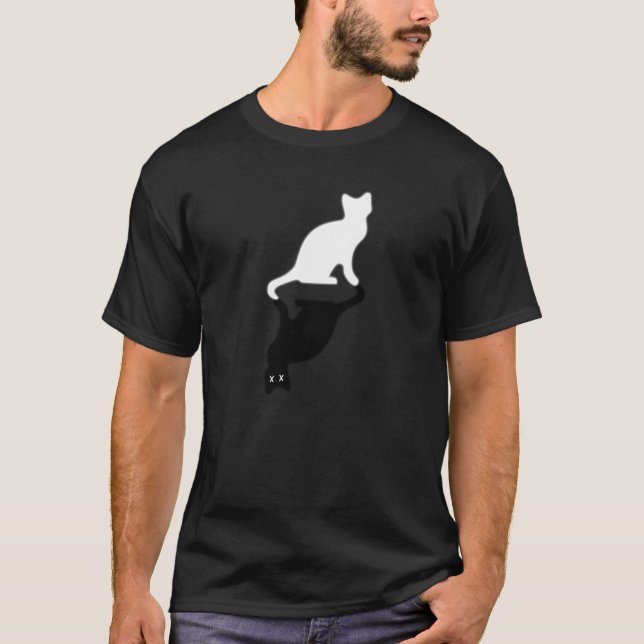 T-shirt Le chat de Schrodinger (Devant)