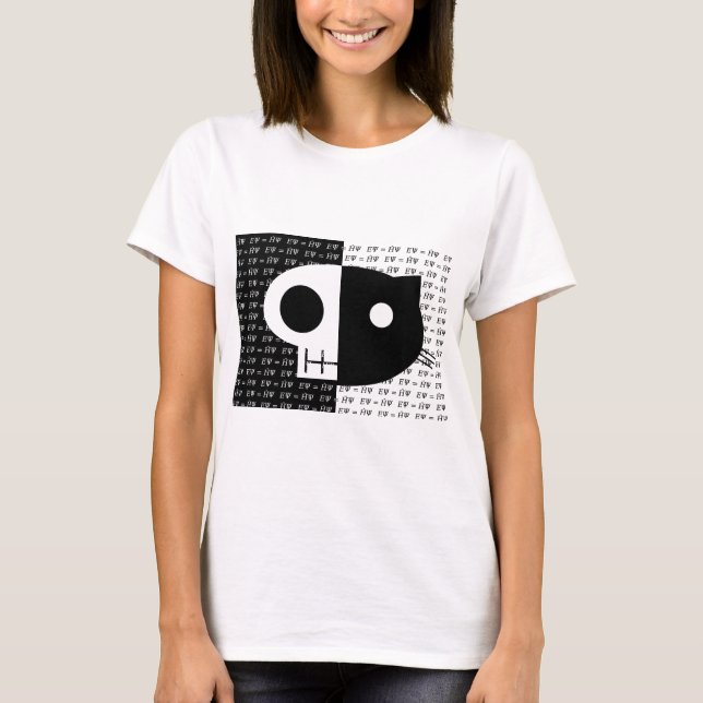 T-shirt Le chat de Schrödinger (Devant)